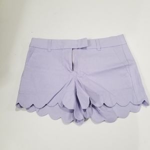Scalloped J.Crew shorts Size 2